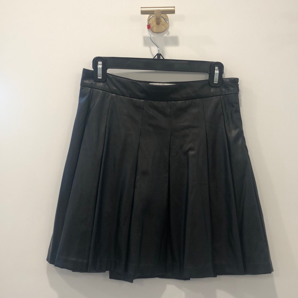 Derek Lam vegan leather miniskirt with pockets
